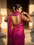Readymade Aari Work Blouse Pink - E103